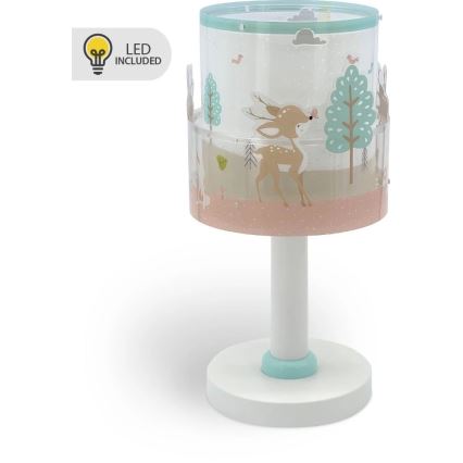 Dalber 61271N - LED Dětská lampička LOVING DEER 1xG4/4W/230V pestrobarevná