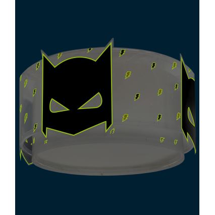 Dalber 61806 - Dětské stropní svítidlo DARK HERO 2xE27/15W/230V