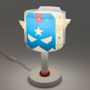 Dalber 61811N - LED Dětská lampička BLUE HERO 1xG4/4W/230V bílá/modrá