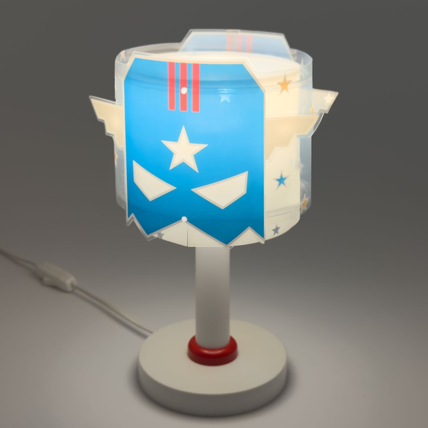 Dalber 61811N - LED Dětská lampička BLUE HERO 1xG4/4W/230V bílá/modrá