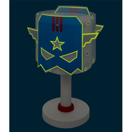Dalber 61811N - LED Dětská lampička BLUE HERO 1xG4/4W/230V bílá/modrá