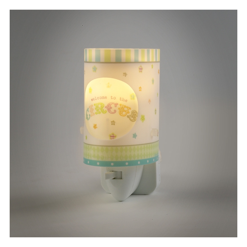 Dalber 62625 - LED lampička do zásuvky CIRCUS 1xE14/0,3W/230V