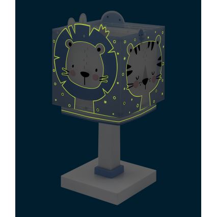 Dalber 63111NT - LED Dětská lampička BABY JUNGLE 1xG4/4W/230V modrá