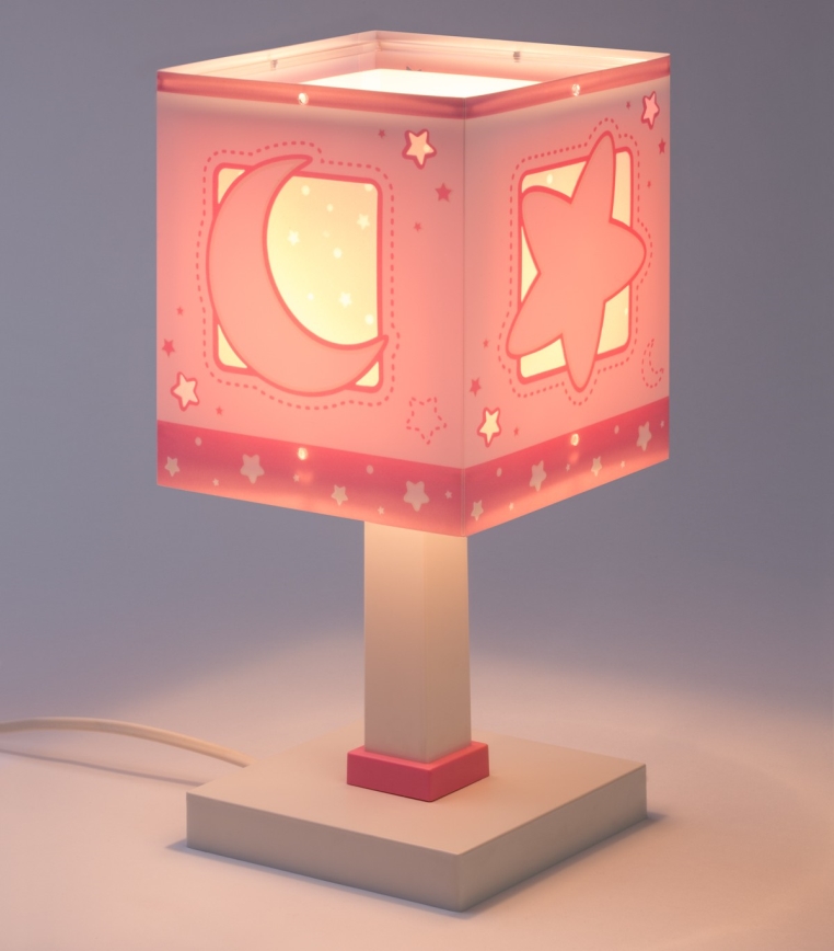 Dalber 63231NS - LED Dětská lampička MOONLIGHT 1xG4/4W/230V růžová