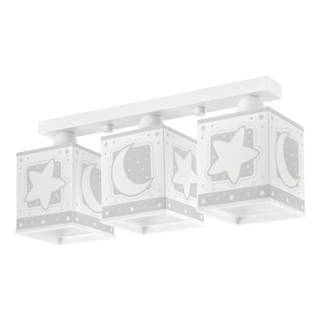 Dalber 63233E - Dětské stropní svítidlo MOON LIGHT 3xE27/60W/230V Dalber 63233E - Dětské stropní svítidlo MOON LIGHT 3xE27/60W/230V