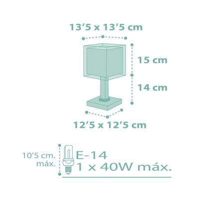 Dalber 63261H - Dětská lampička KOALA 1xE14/40W/230V
