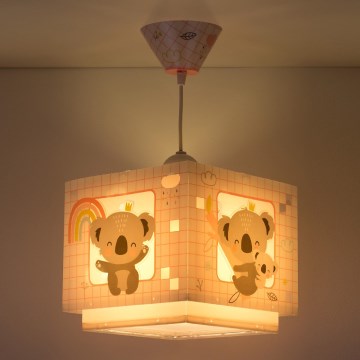 Dalber 63262S - Dětský lustr KOALA 1xE27/60W/230V