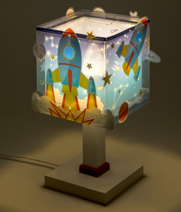 Dalber 63351N - LED Dětská lampička ROCKET 1xG4/4W/230V pestrobarevná