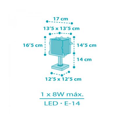 Dalber 63351N - LED Dětská lampička ROCKET 1xG4/4W/230V pestrobarevná