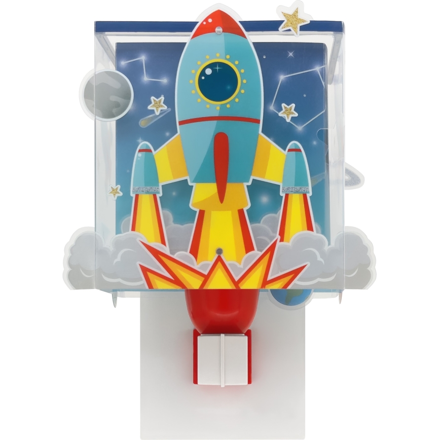 Dalber 63359 - Dětské nástěnné svítidlo ROCKET 1xE27/15W/230V