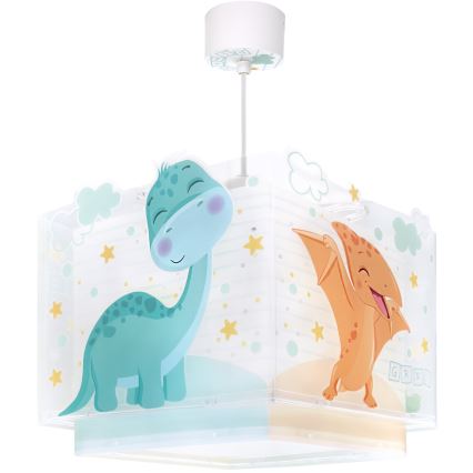 Dalber 63452 - Dětský lustr BABY DINOS 1xE27/15W/230V pestrobarevná