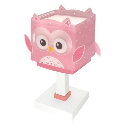 Dalber 64481N - LED Dětská lampička LITTLE OWL 1xG4/4W/230V růžová