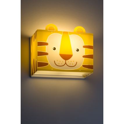 Dalber 64568 - Dětské nástěnné svítidlo LITTLE TIGER 1xE27/60W/230V