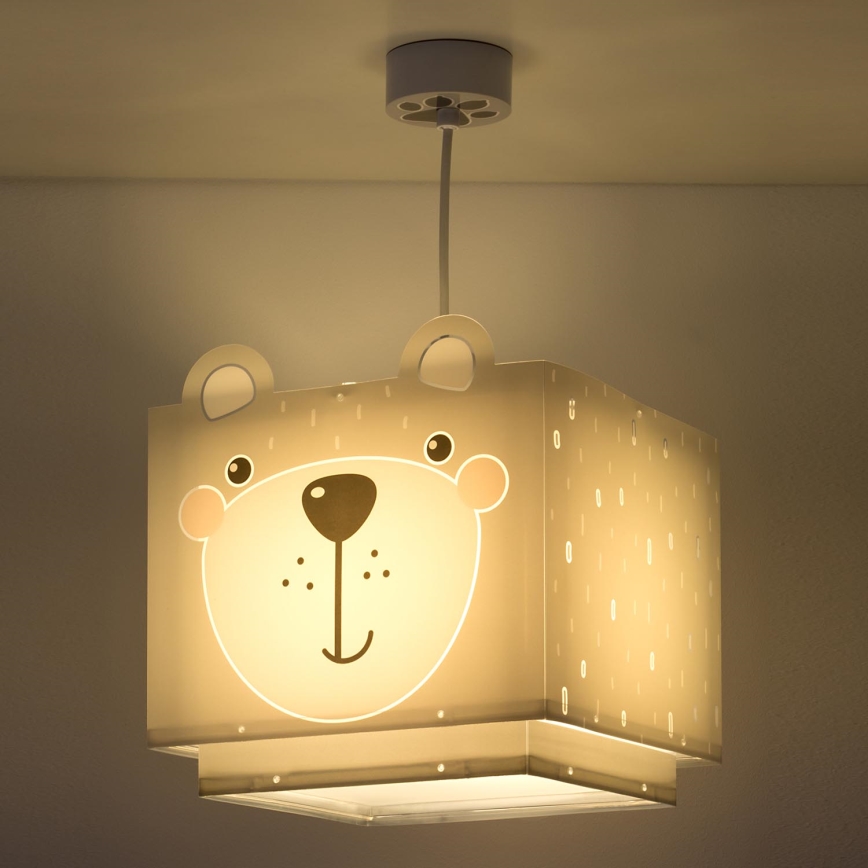 Dalber 64572 - Dětský lustr LITTLE TEDDY 1xE27/15W/230V