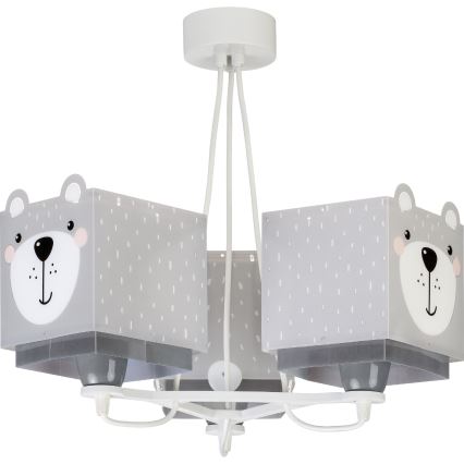 Dalber 64577 - Dětský lustr LITTLE TEDDY 3xE27/60W/230V