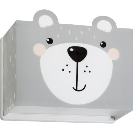 Dalber 64578 - Dětské nástěnné svítidlo LITTLE TEDDY 1xE27/60W/230V