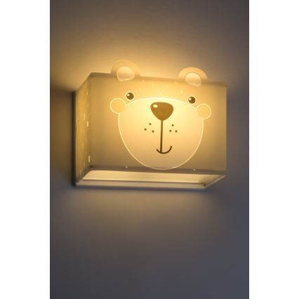 Dalber 64578 - Dětské nástěnné svítidlo LITTLE TEDDY 1xE27/60W/230V