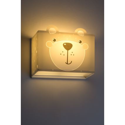 Dalber 64578 - Dětské nástěnné svítidlo LITTLE TEDDY 1xE27/60W/230V