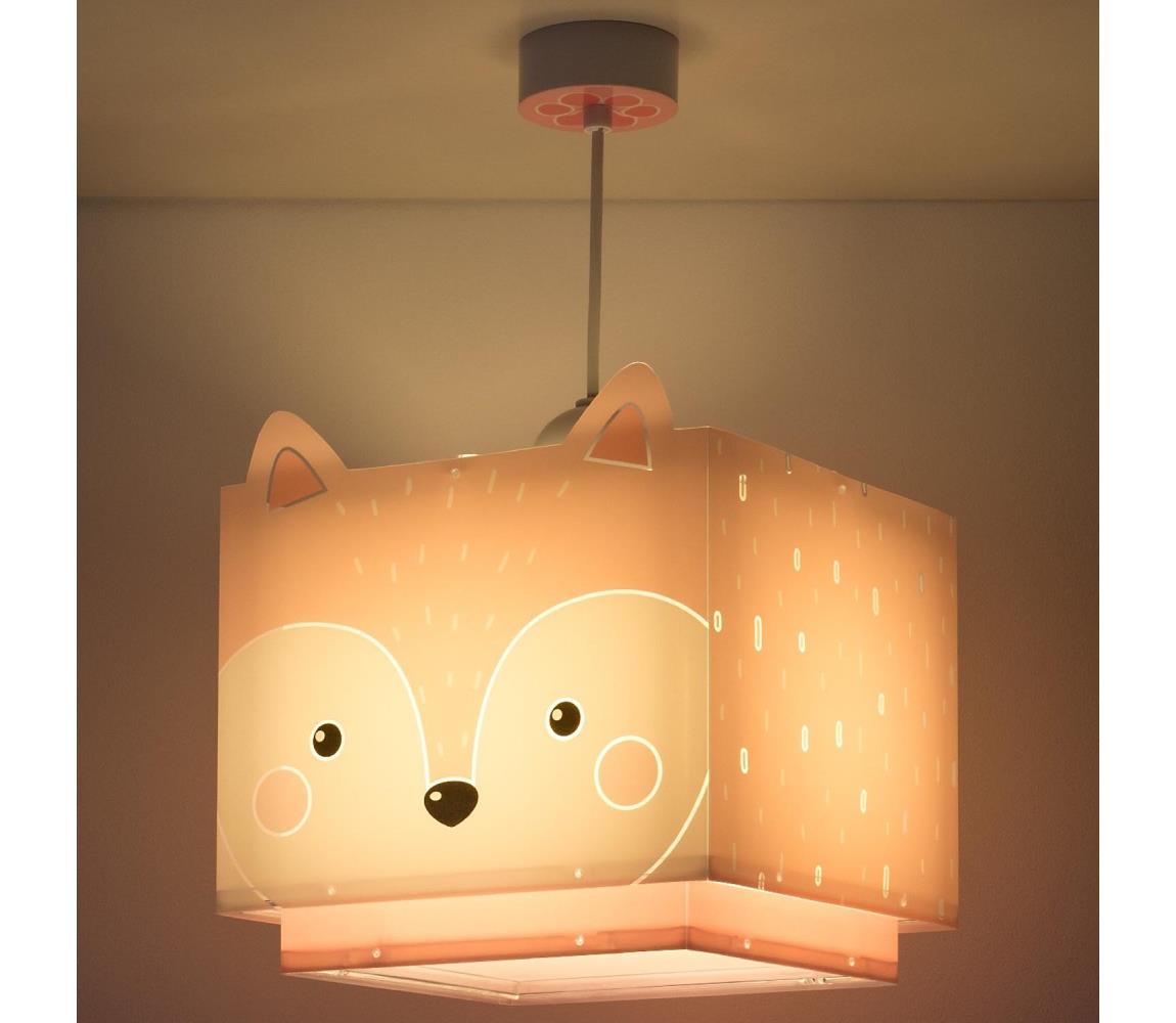 Dalber Dalber 64582 - Dětský lustr LITTLE FOX 1xE27/60W/230V PI429