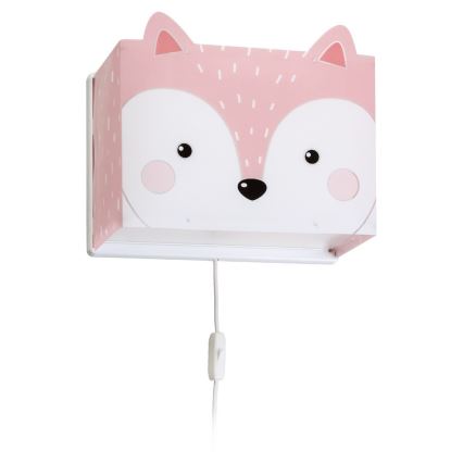 Dalber 64588 - Dětské nástěnné svítidlo LITTLE FOX 1xE27/60W/230V