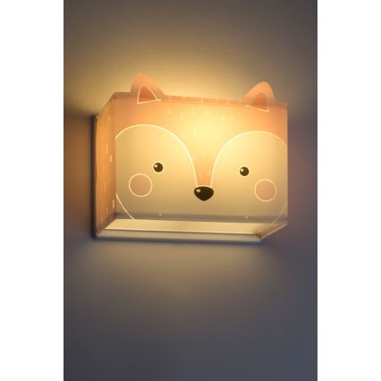 Dalber 64588 - Dětské nástěnné svítidlo LITTLE FOX 1xE27/60W/230V