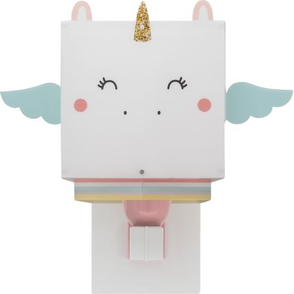 Dalber 64599 - Dětské nástěnné svítidlo LITTLE UNICORN 1xE27/15W/230V