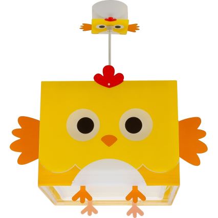 Dalber 64642 - Dětský lustr LITTLE CHICKEN 1xE27/15W/230V