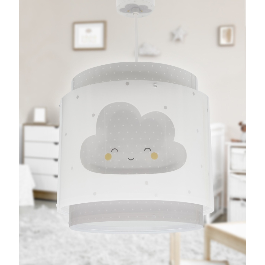 Dalber 76012E - Dětský lustr BABY DREAMS 1xE27/15W/230V šedá
