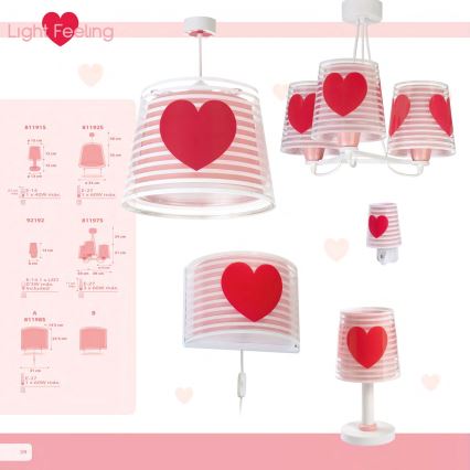 Dalber 81198S - Dětské nástěnné svítidlo LIGHT FEELING 1xE27/60W/230V