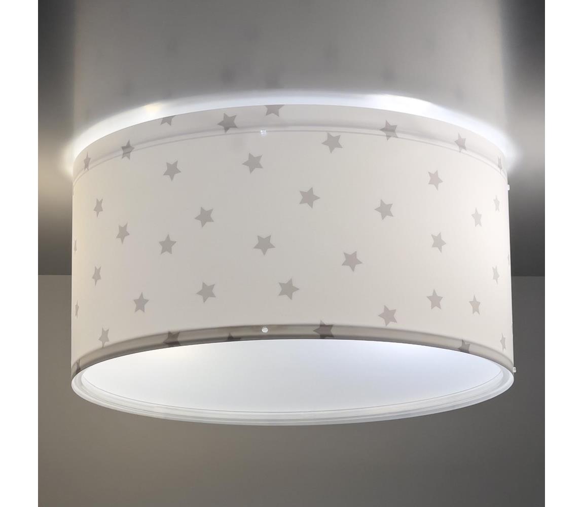 Dalber Dalber 82216B - Dětské stropní svítidlo STAR LIGHT 2xE27/60W/230V bílá PI533