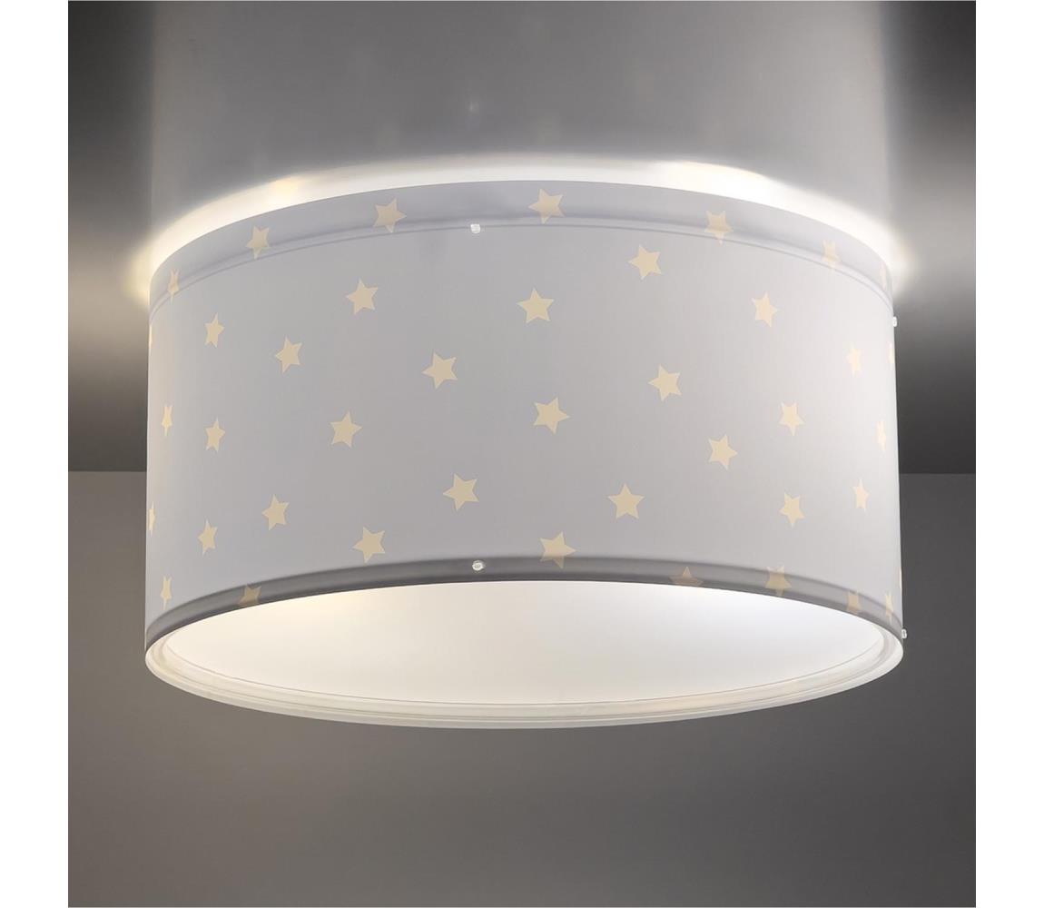 Dalber Dalber 82216T - Dětské stropní svítidlo STAR LIGHT 2xE27/60W/230V modrá PI535