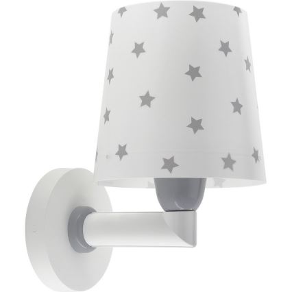 Dalber 82219B - Dětské nástěnné svítidlo STAR LIGHT 1xE27/60W/230V bílá