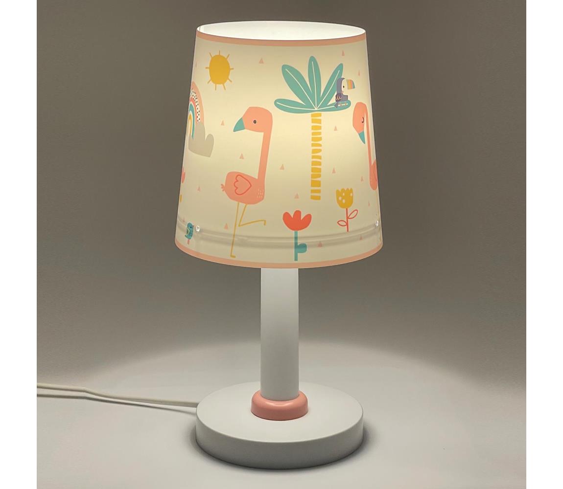 Dalber Dalber 82461 - Dětská lampička FLAMINGO 1xE14/40W/230V PI494