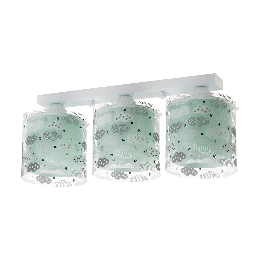 Dalber D-41413H - Dětské stropní svítidlo CLOUDS 3xE27/60W/230V
