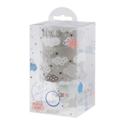 Dalber D-41415E - LED lampička do zásuvky CLOUDS LED/0,3W/230V