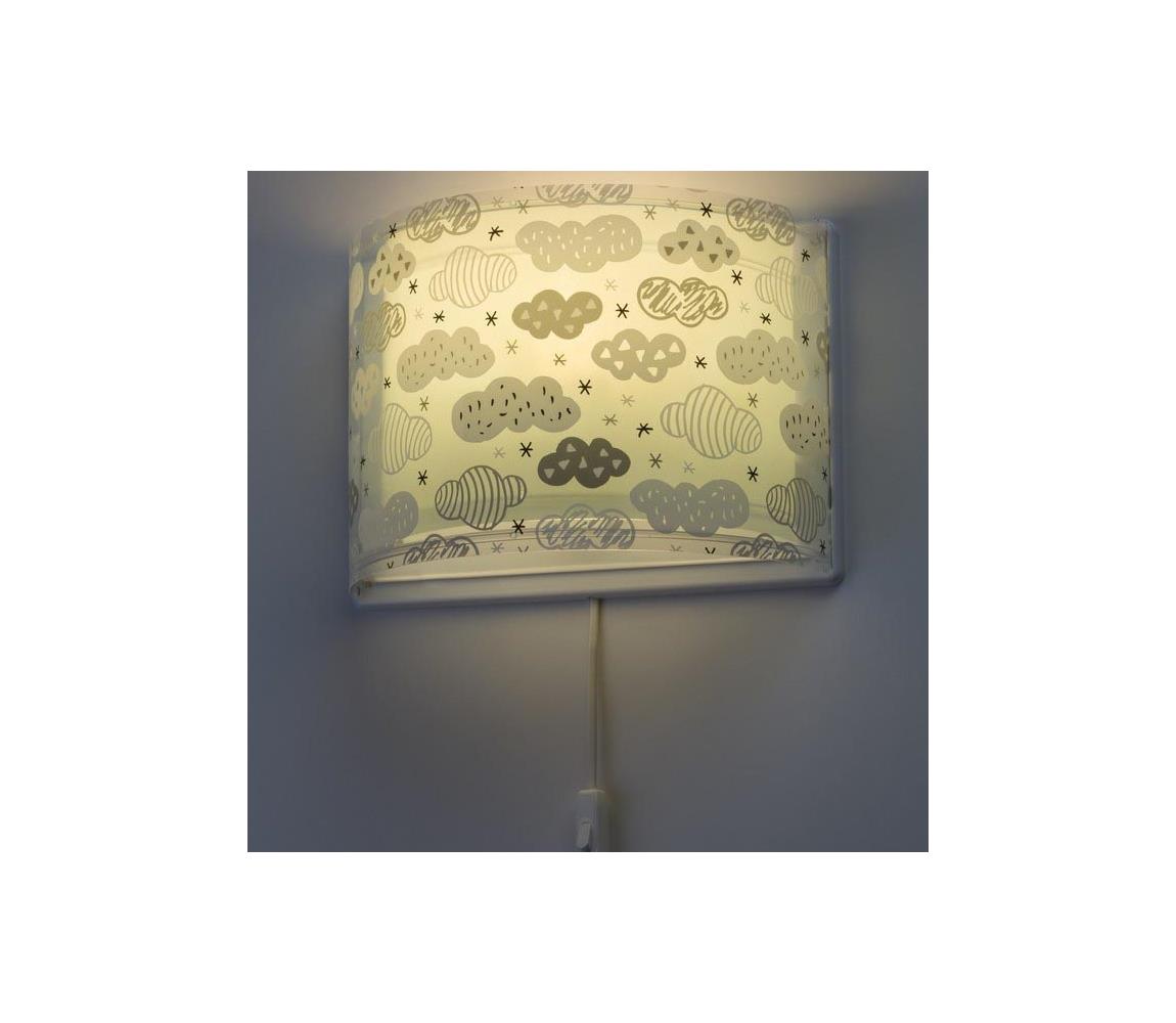 Dalber Dalber D-41418H - Dětské nástěnné svítidlo CLOUDS 1xE27/60W/230V PI282
