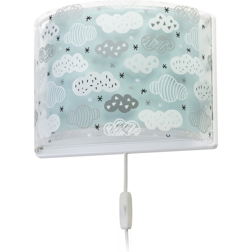 Dalber D-41418H - Dětské nástěnné svítidlo CLOUDS 1xE27/60W/230V