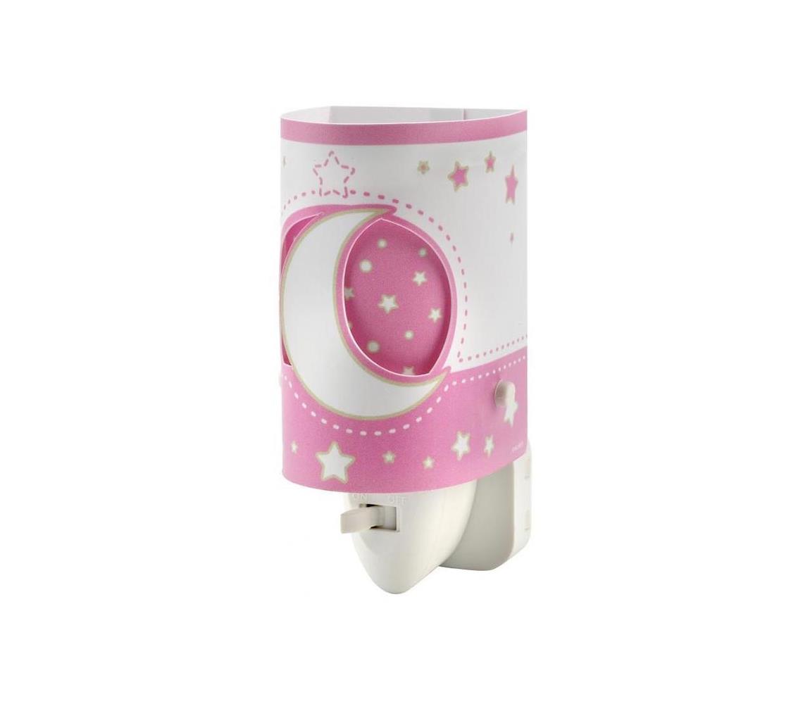 Dalber Dalber D-63235LS - LED Lampička do zásuvky PINK MOON 1xE14/0,3W/230V 28399