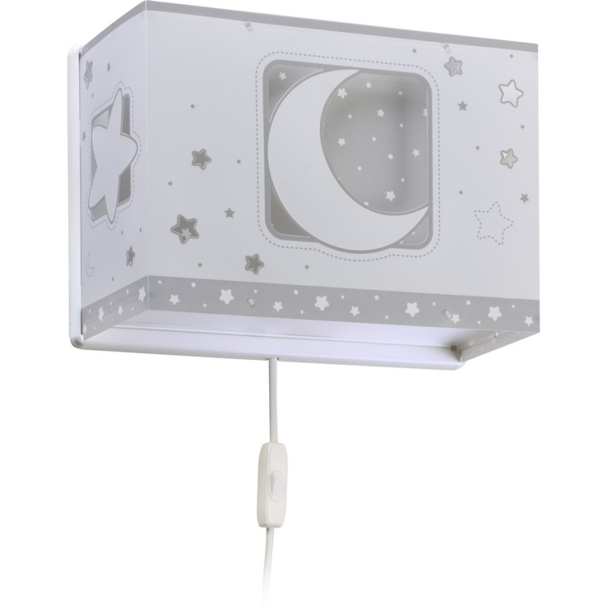 Dalber D-63238E - Dětské nástěnné svítidlo MOONLIGHT 1xE27/60W/230V