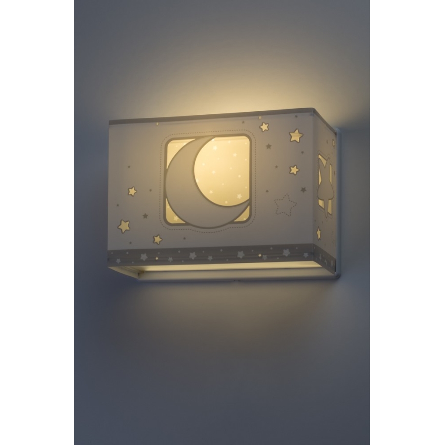 Dalber D-63238E - Dětské nástěnné svítidlo MOONLIGHT 1xE27/60W/230V