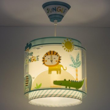 Dalber D-76112 - Dětský lustr MY LITTLE JUNGLE 1xE27/15W/230V