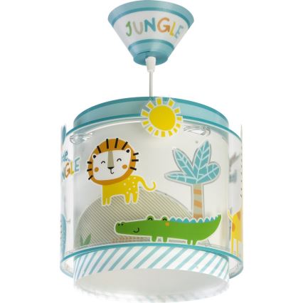 Dalber D-76112 - Dětský lustr MY LITTLE JUNGLE 1xE27/15W/230V
