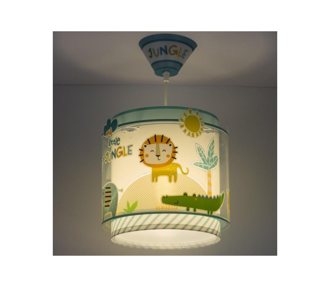 Dalber Dalber D-76112 - Dětský lustr MY LITTLE JUNGLE 1xE27/60W/230V PI250