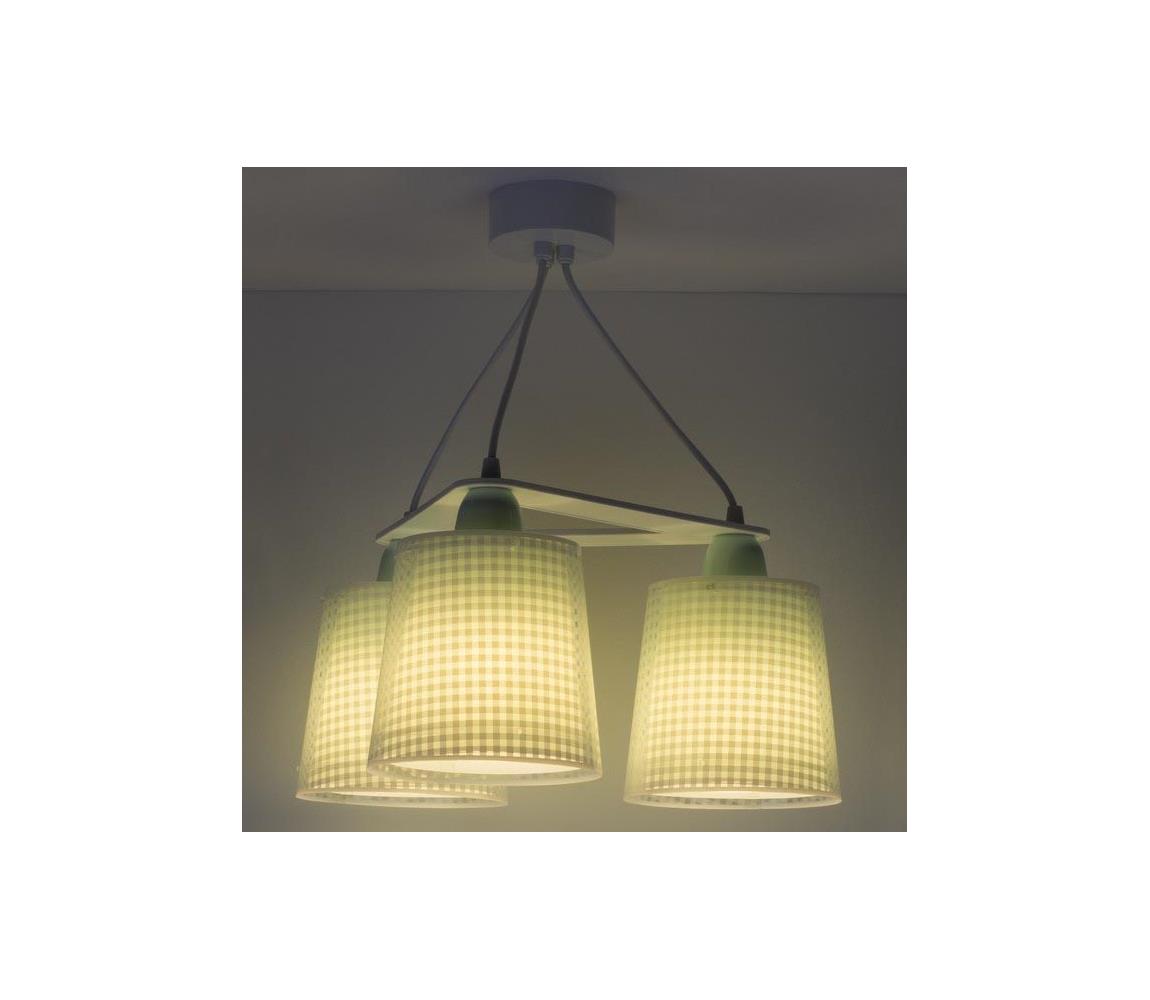 Dalber Dalber D-80224H - Dětský lustr VICHY 3xE27/60W/230V PI293