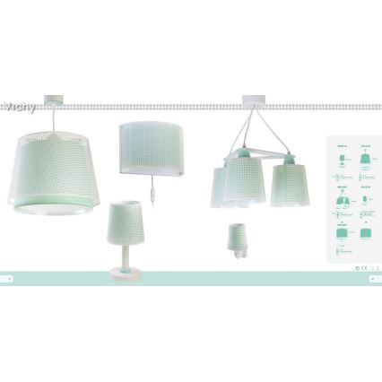 Dalber D-80228H - Dětské nástěnné svítidlo VICHY 1xE27/60W/230V