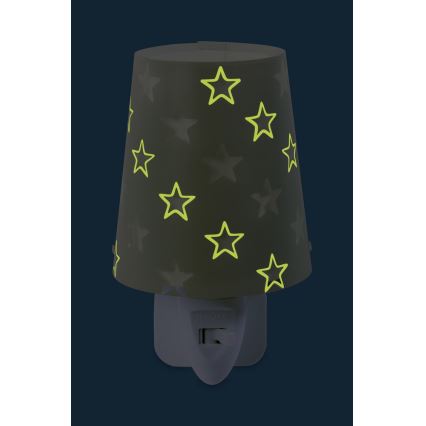 Dalber D-81215E - LED Dětské noční světlo STARS 1xLED/0,3W/230V