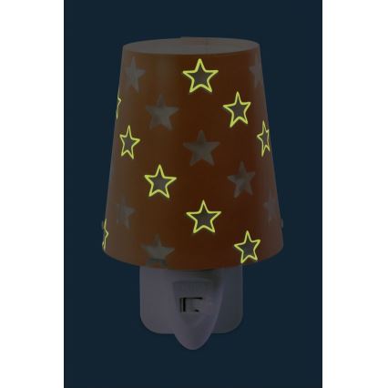 Dalber D-81215S - LED Dětské noční světlo STARS 1xLED/0,3W/230V