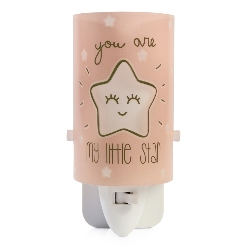 Dalber D-92841 - LED Dětské noční světlo MY LITTLE STAR 1xLED/0,3W/230V