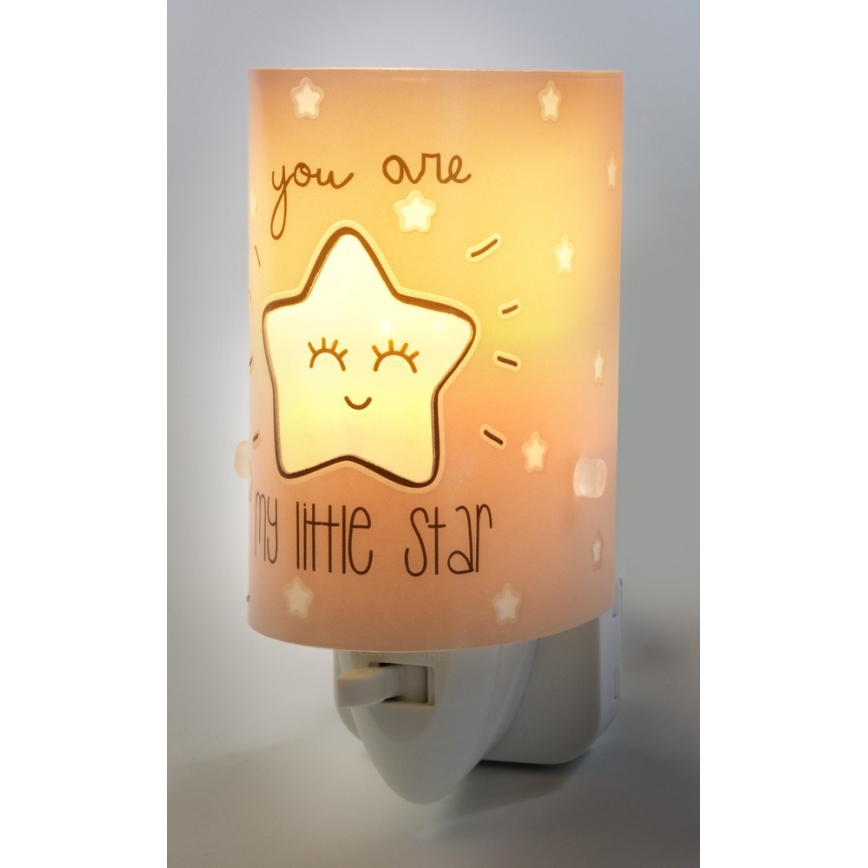 Dalber D-92841 - LED Dětské noční světlo MY LITTLE STAR 1xLED/0,3W/230V