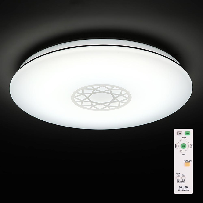 Dalen DL-C216TW - LED Stmívatelné stropní svítidlo SMART LED LED/38W/230V